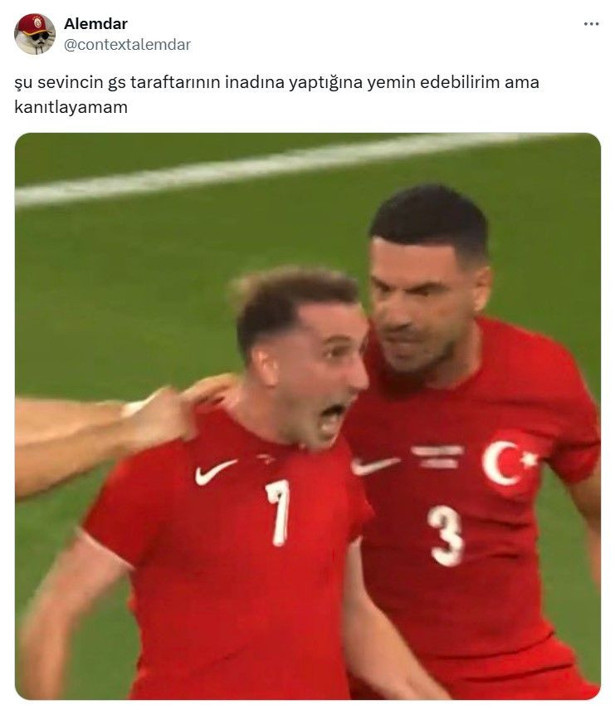 Kerem ve Yunus'un gol sevinci olay oldu! Milli maç sosyal medyayı salladı - Resim: 11
