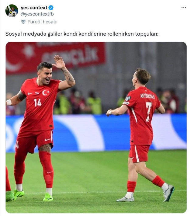 Kerem ve Yunus'un gol sevinci olay oldu! Milli maç sosyal medyayı salladı - Resim: 6
