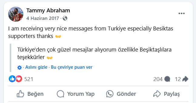 Tammy Abraham Beşiktaş'a transferini yıllar önce duyurmuş - Resim: 7