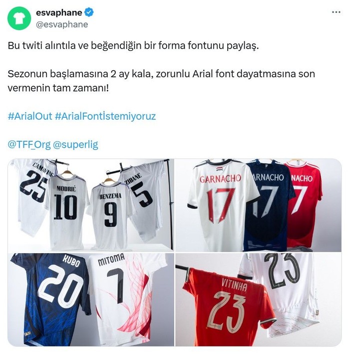 TFF'ye arial font çağrısı: Bu kuralı kaldırın artık! - Resim: 7
