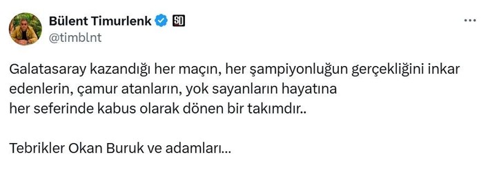 Galatasaray'ın şampiyonluğu sonrası ses getiren tweet: Ali Koç'u böyle göndereceğiz - Resim: 12