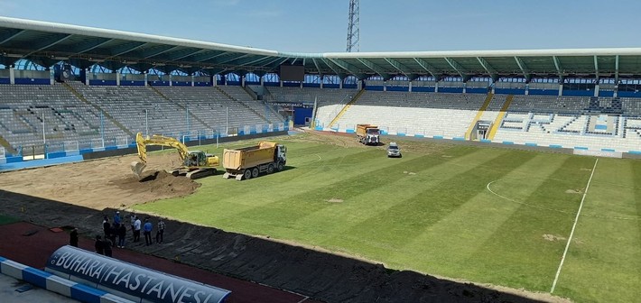 Erzurumspor'da stat değişiyor! Yeni halinden görüntüler paylaşıldı - Resim: 1