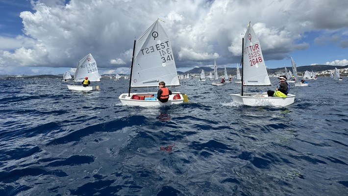 12. Bodrum Uluslararası Optimist Yarışları'ndan muhteşem görüntüler - Resim: 3