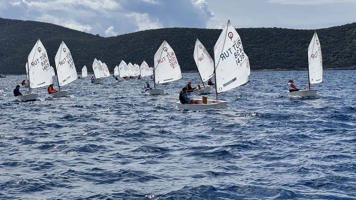 12. Bodrum Uluslararası Optimist Yarışları'ndan muhteşem görüntüler - Resim: 5