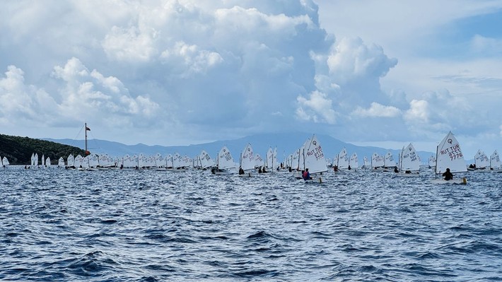 12. Bodrum Uluslararası Optimist Yarışları'ndan muhteşem görüntüler - Resim: 7