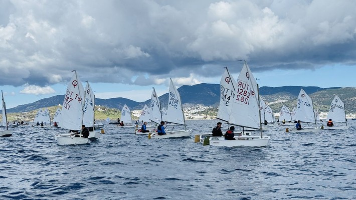 12. Bodrum Uluslararası Optimist Yarışları'ndan muhteşem görüntüler - Resim: 8