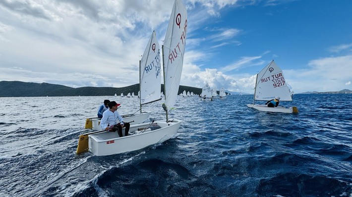 12. Bodrum Uluslararası Optimist Yarışları'ndan muhteşem görüntüler - Resim: 9