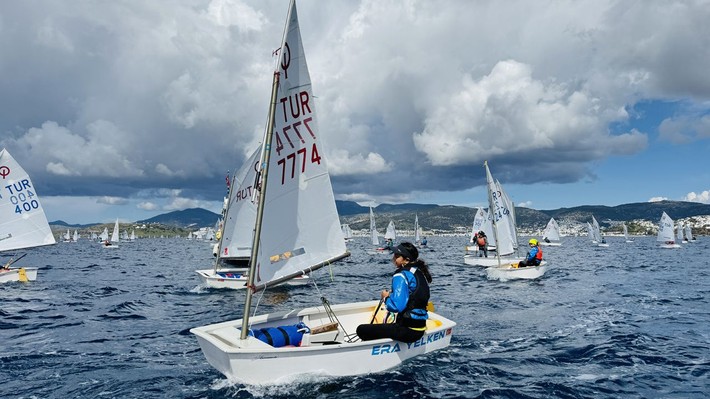 12. Bodrum Uluslararası Optimist Yarışları'ndan muhteşem görüntüler - Resim: 11
