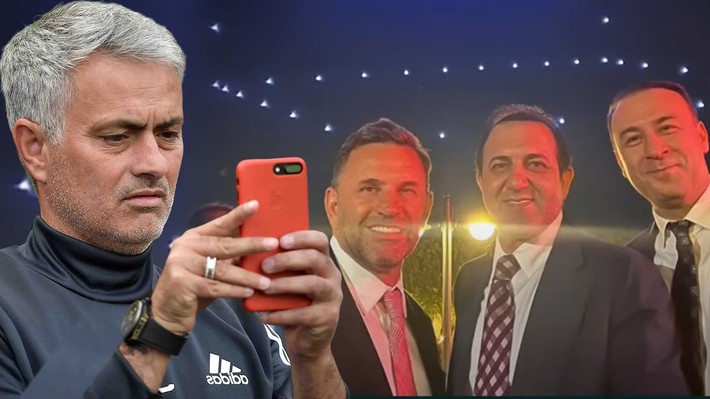 Mourinho Galatasaray'ın şampiyonluk kutlamalarına hayran kaldı! Dayanamadı 'yakın arkadaşlarına' gönderdi - Resim: 1