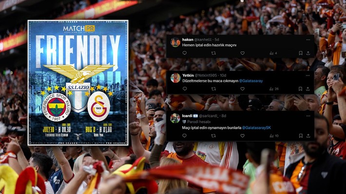 Lazio'nun paylaşımı Galatasaray taraftarını çıldırttı: Hazırlık maçını iptal edin - Resim: 1