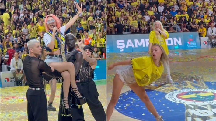 Hande Yener ve Ece Seçkin'den Fenerbahçe taraftarına sürpriz - Resim: 1