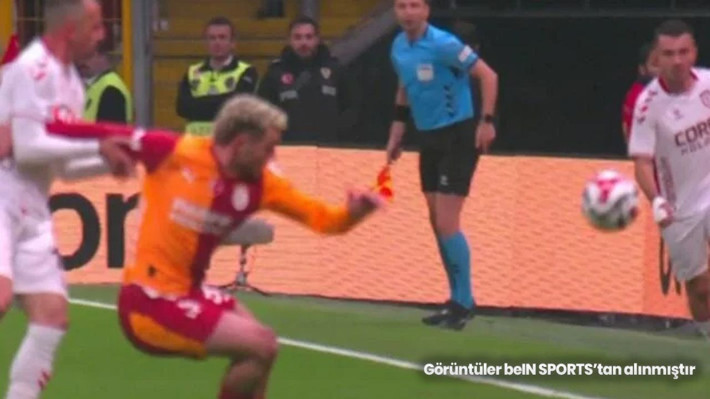 90+7'deki pozisyon penaltı mı? Trio ekibi, Galatasaray-Samsunspor maçındaki kararları yorumladı! - Resim: 3