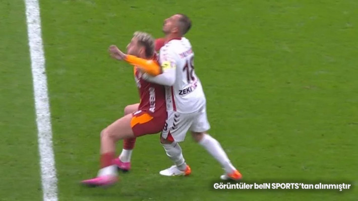 90+7'deki pozisyon penaltı mı? Trio ekibi, Galatasaray-Samsunspor maçındaki kararları yorumladı! - Resim: 5