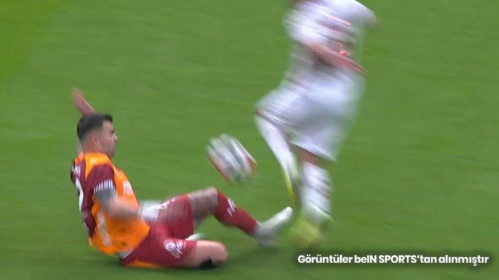 90+7'deki pozisyon penaltı mı? Trio ekibi, Galatasaray-Samsunspor maçındaki kararları yorumladı! - Resim: 9