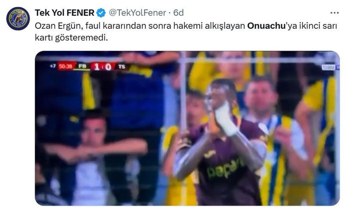 Kadıköy'de Ozan Ergün'ün kararları tepki çekti! İlk paylaşım Trabzonspor'dan geldi - Resim: 6