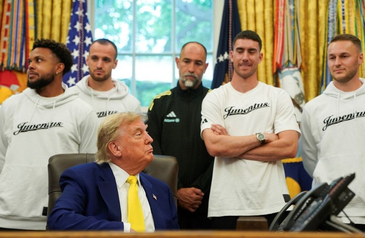 Juventus'tan Donald Trump'a sürpriz ziyaret! Igor Tudor da oradaydı - Resim: 3