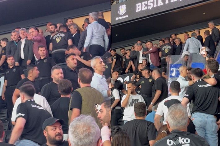 Derbide kavga çıktı! Ali Koç sahadan koşarak çıktı - Resim: 4