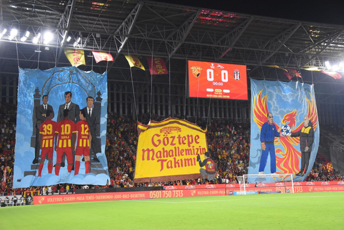 Göztepe'den "Efsane tekrar Avrupa yollarında" koreografisi - Resim: 3