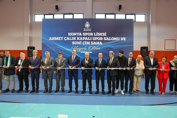 Ahmet Çalık'ın adının verildiği spor tesisi Konya'da açıldı - Resim: 2