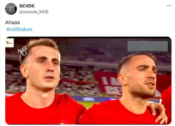 Kerem ve Yunus'un gol sevinci olay oldu! Milli maç sosyal medyayı salladı - Resim: 2
