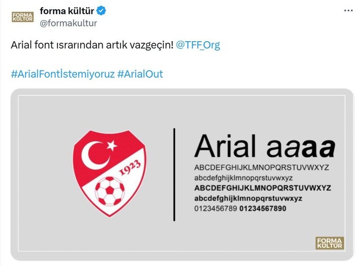 TFF'ye arial font çağrısı: Bu kuralı kaldırın artık! - Resim: 2