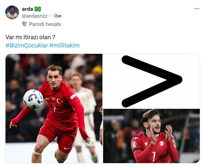 Kerem ve Yunus'un gol sevinci olay oldu! Milli maç sosyal medyayı salladı - Resim: 7