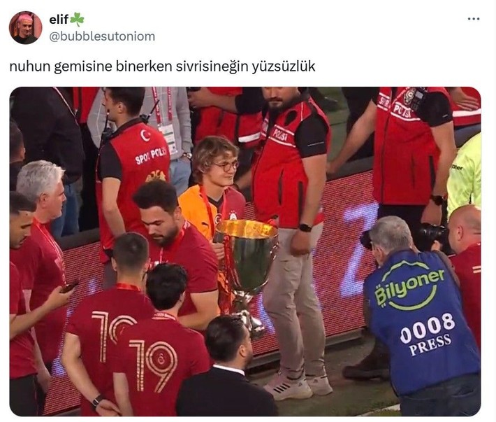 Galatasaray'ın kupa zaferinde Skriniar detayı! Sosyal medyayı sallayan paylaşım - Resim: 8