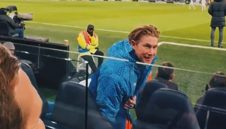 Taraftardan De Bruyne için farklı bir itifat