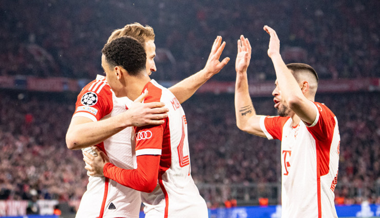 İlk maçta yenilen Bayern rövanşta güldü