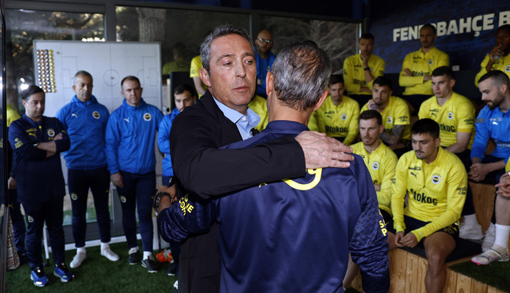 Ali Koç, futbolcu ve teknik heyetle bayramlaştı