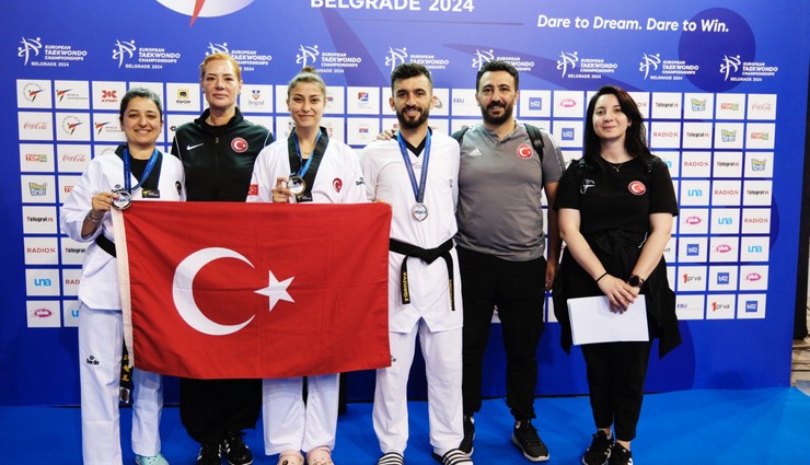 Milli para tekvandoculardan Avrupa Şampiyonası'nda 3 madalya