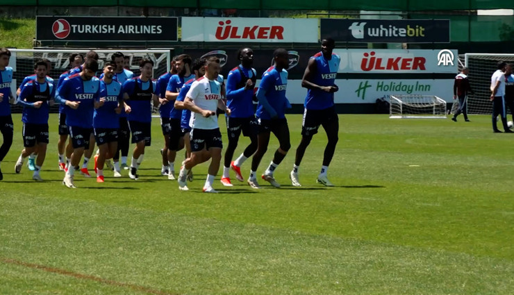 Trabzonspor, Beşiktaş maçının hazırlıklarını tamamladı