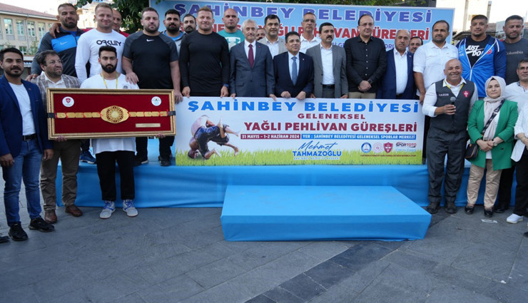 Yağlı güreşlere Şahinbey Belediyesi ev sahipliği yapıyor