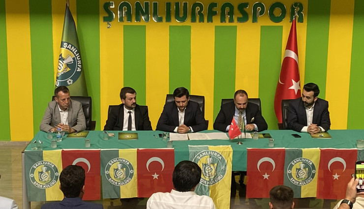 Tek listeyle seçime girildi Şanlıurfaspor'da başkan Mehmet Giray Küçük seçildi