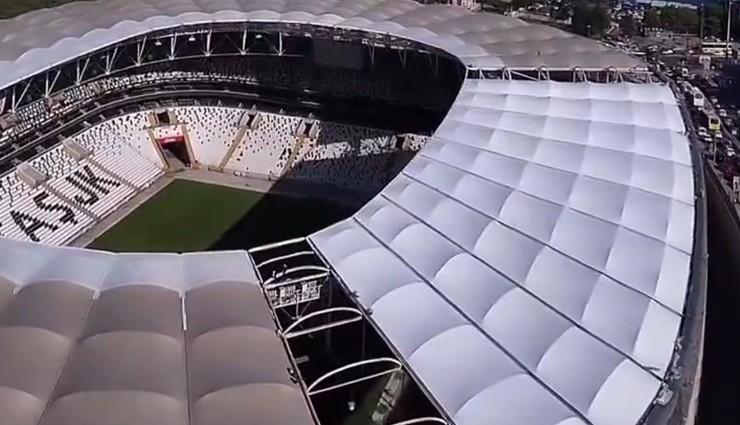 Beşiktaş Tüpraş Stadyumu'nda yenileme çalışmaları devam ediyor