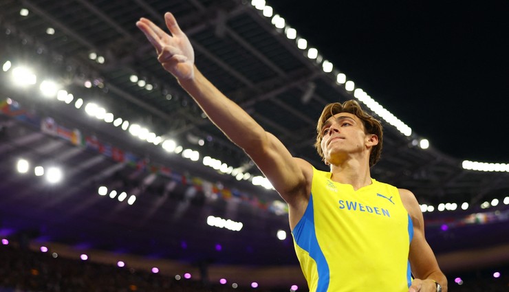 Armand Duplantis rekoru kırdı, Yusuf Dikeç pozu verdi