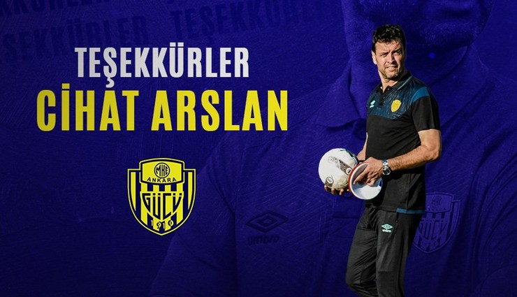 Ankaragücü'nde Cihat Arslan dönemi sona erdi