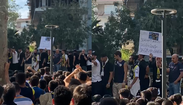 Fenerbahçelilerden Serhat Akın'a destek