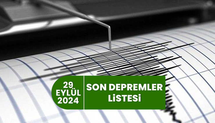 SON DEPREMLER LİSTESİ | AFAD, Kandilli son depremler