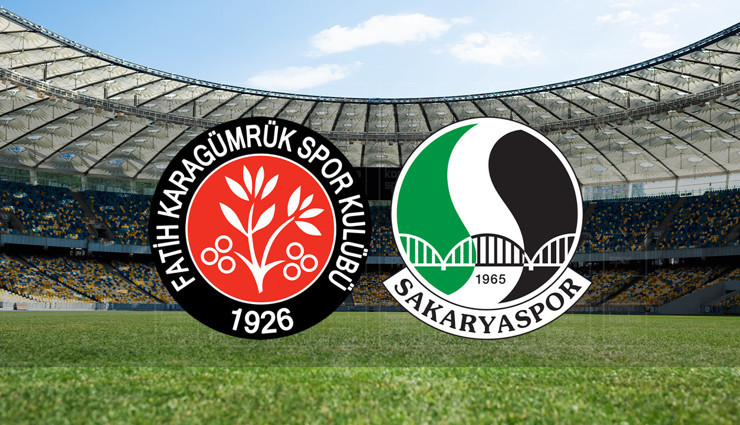 Fatih Karagümrük - Sakaryaspor maçı ne zaman?