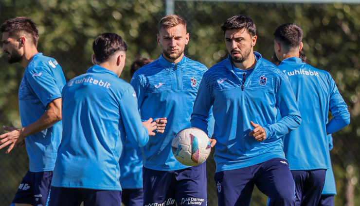 Trabzonspor, Fenerbahçe hazırlıklarına çift antrenmanla devam ediyor