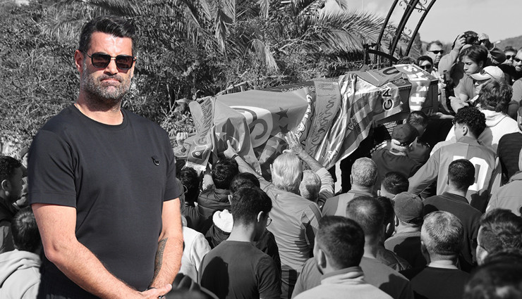 Volkan Demirel Galatasaraylı Yiğit Kurt'un cenaze törenine katıldı