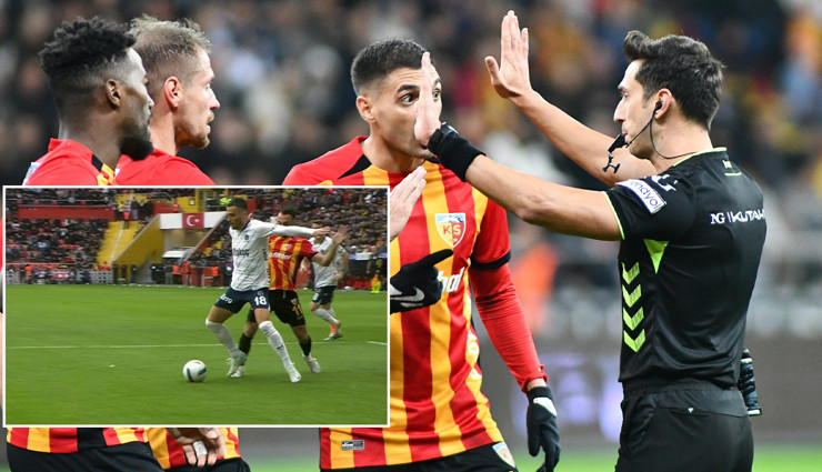 Kayserispor-Fenerbahçe maçındaki penaltı kararına olay yorum: VAR hata yaptı