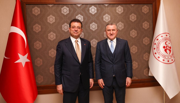 Gençlik ve Spor Bakanı Osman Aşkın Bak, İstanbul Büyükşehir Belediye Başkanı İmamoğlu'nu kabul etti