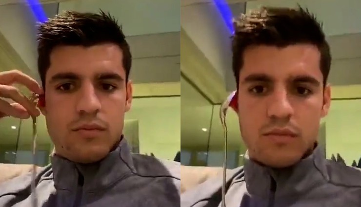 Alvaro Morata'nın ilginç yeteneği...