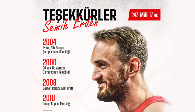 TBF, Semih Erden'e teşekkür etti