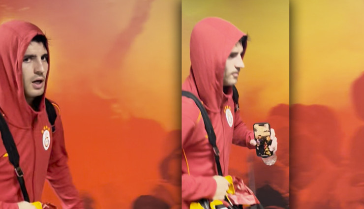 Osimhen'in penaltı jesti yaptığı Morata koşarak gitti