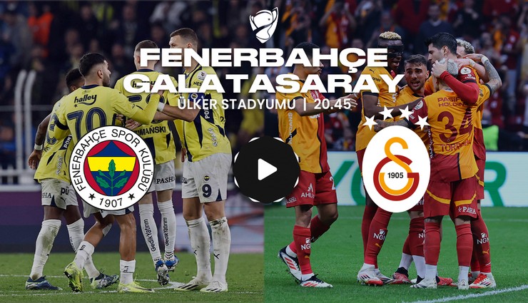 CANLI 🔴 | Fenerbahçe - Galatasaray derbisi canlı izle şifresiz yayın - FB GS maçı saat kaçta?