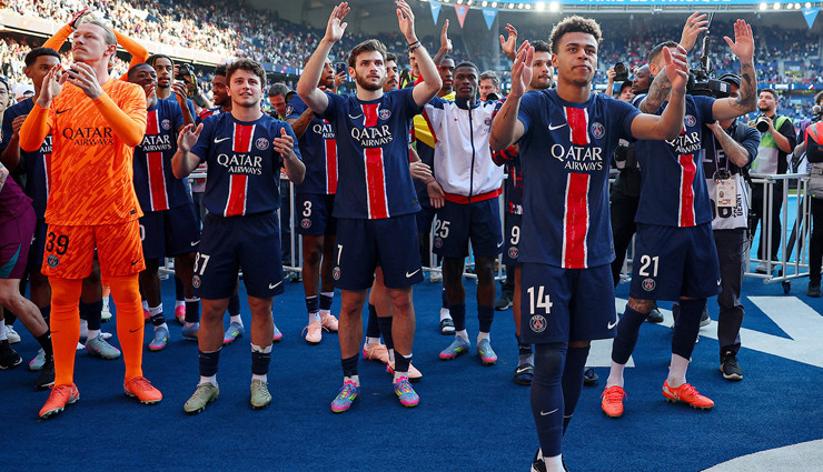 Avrupa'nın 5 büyük liginde şampiyonluğunu ilan eden ilk takım PSG oldu