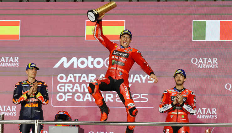 MotoGP'de Katar Grand Prix'sini Marc Marquez kazandı
